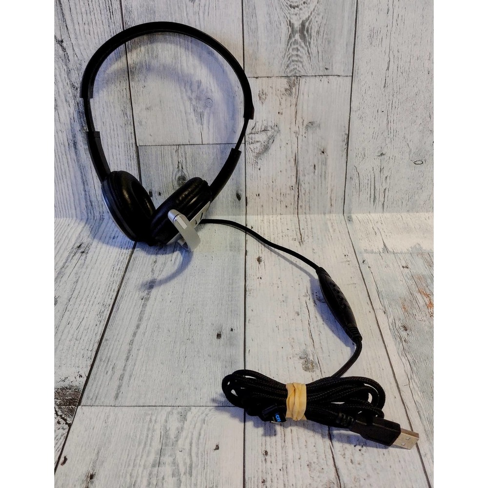 iMicro IMME282 Adjustable USB Noise Cancelling Dual Headset w/ Mic! PC/Laptop